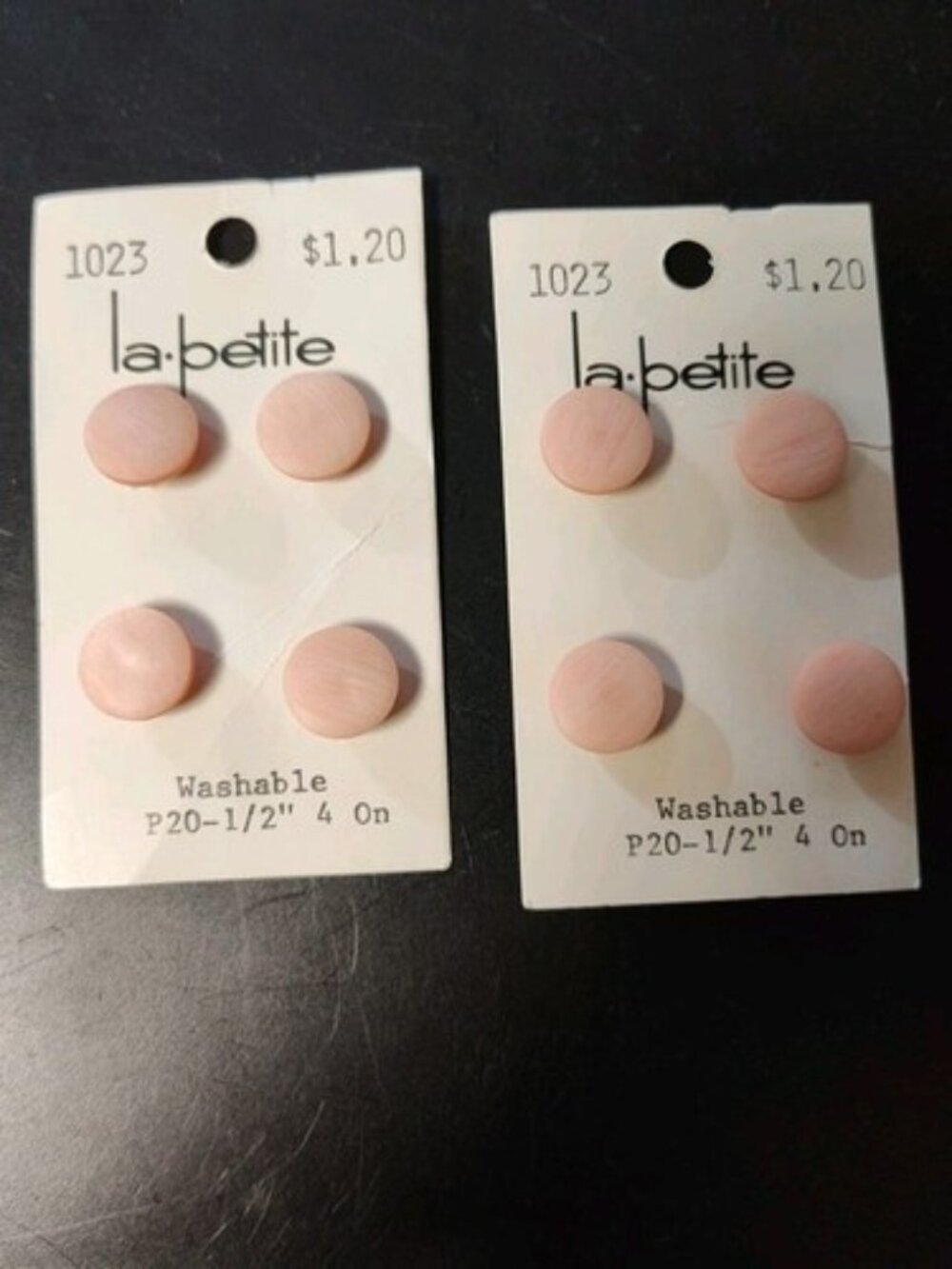New! Lot of 38 Vintage Lansing La Petite La Vogue Buttons On Cards